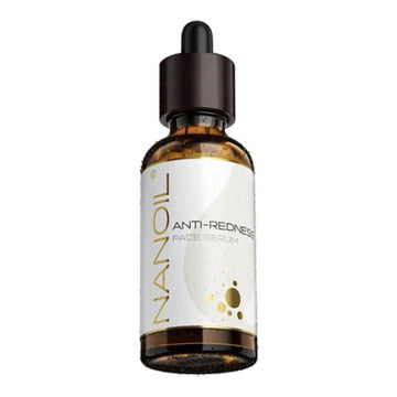 Nanoil Anti-Redness Face Serum bottle with dropper for skin redness treatment