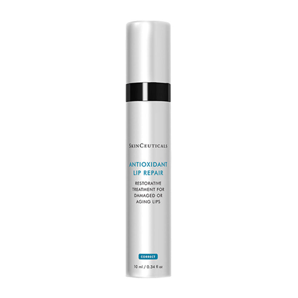 SkinCeuticals Antioxidant Lip Repair with hyaluronic acid and vitamin E, designed to restore and protect dry or aging lips in premium skincare packaging.