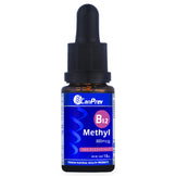 CanPrev B12 Methyl 500mcg Drops in 15ml bottle with dropper, a fast-acting B12 supplement for immune support and energy metabolism.
