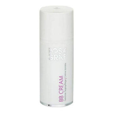 Rosa Graf BB Cream 30 ml airless tube with SPF, ideal for moisturizing skincare and as a light tinted makeup base for face.