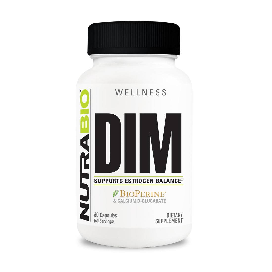 NutraBio DIM with Calcium D-Glucarate