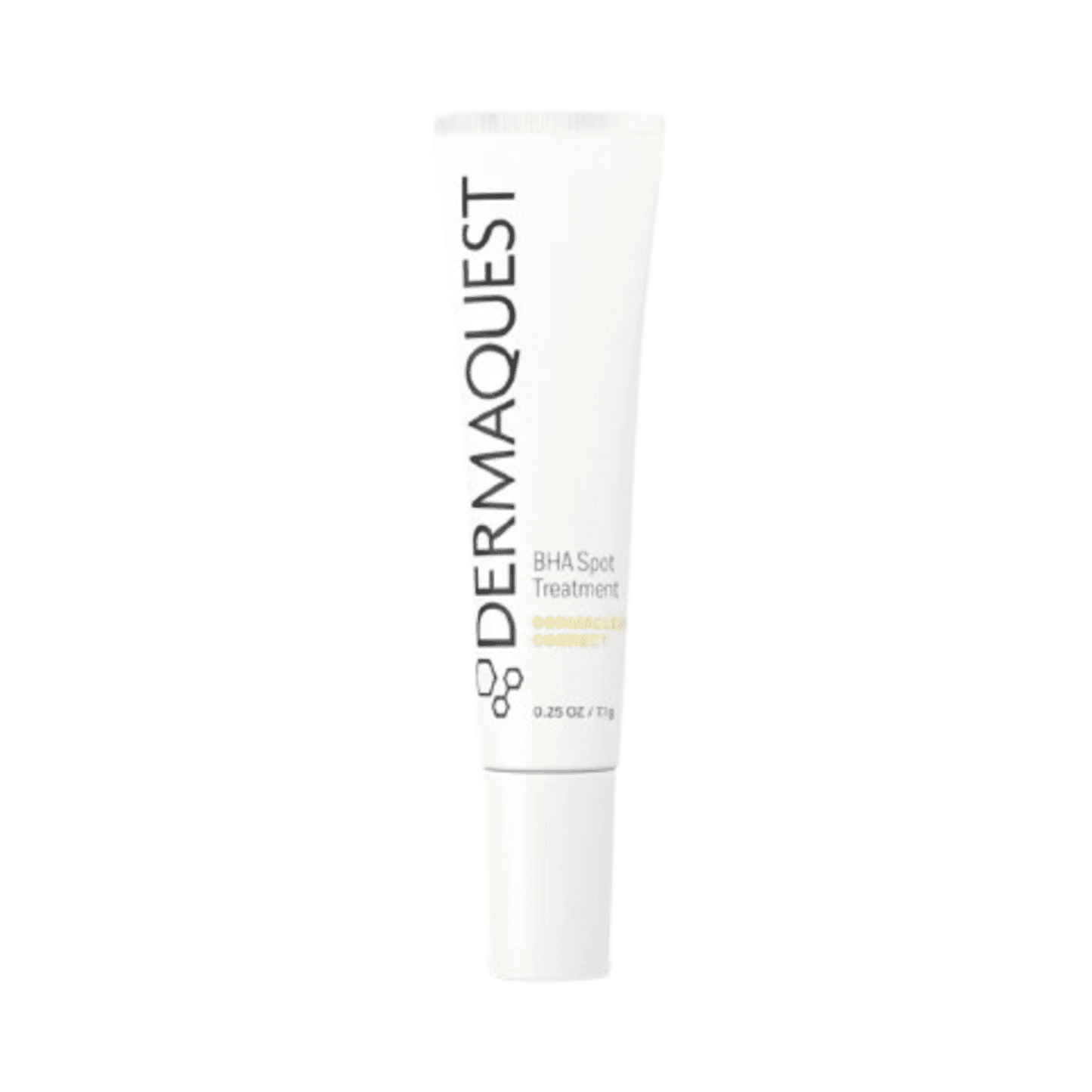 Dermaquest BHA Spot Treatment - BHA Spot Treatment | Acne Care in a white 0.25 oz tube, ideal for targeting blemishes and acne-prone skin.