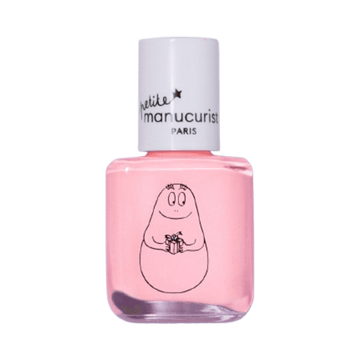 Barbapapa Nail Polish - Kids Nail Polish in soft pink by Manucurist, 8 ml bottle with cute character design for safe, colorful nail fun.