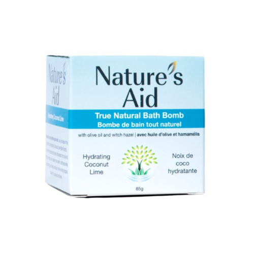 Nature's Aid Bath Bomb - Hydrating Coconut and Lime