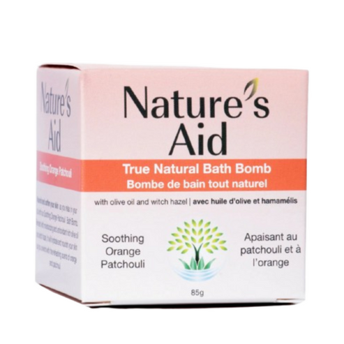 Nature's Aid Bath Bomb - Soothing Orange Patchouli