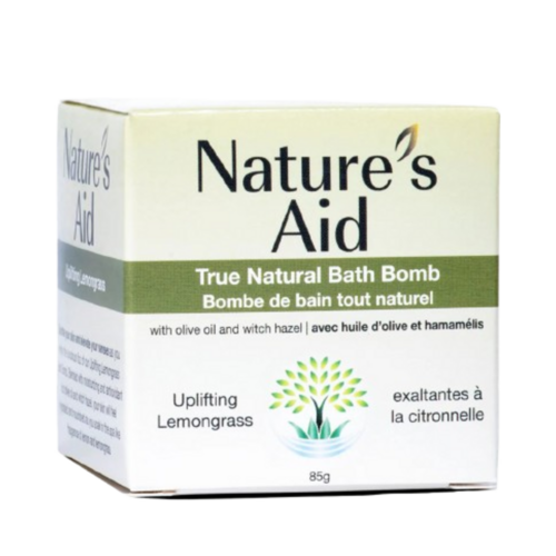 Nature's Aid Bath Bomb - Uplifting Lemongrass