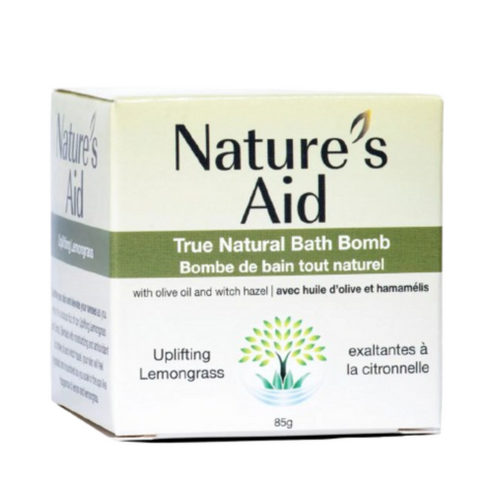 Nature's Aid Bath Bomb - Uplifting Lemongrass