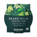 Badger Balms Skäggbalsam i 56 g burk för mäns skötsel, med ekologiska ingredienser som jojoba och bivax för mjukt, hanterbart skägg.