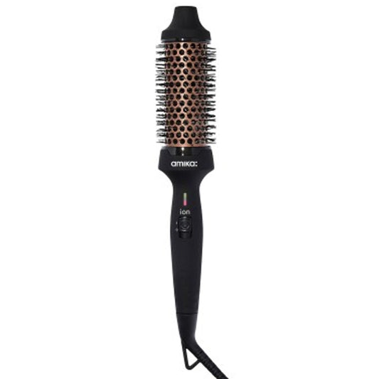 Blowout Babe Thermal Ionic Hairbrush från Amika med keramiskt fat och jonisk teknologi för styling av salongskvalitet utan fön.