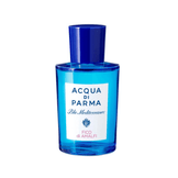 Acqua Di Parma Blu Mediterraneo Fico Di Amalfi EDT perfume for women, featuring a sleek blue design ideal for luxury fragrance collections.