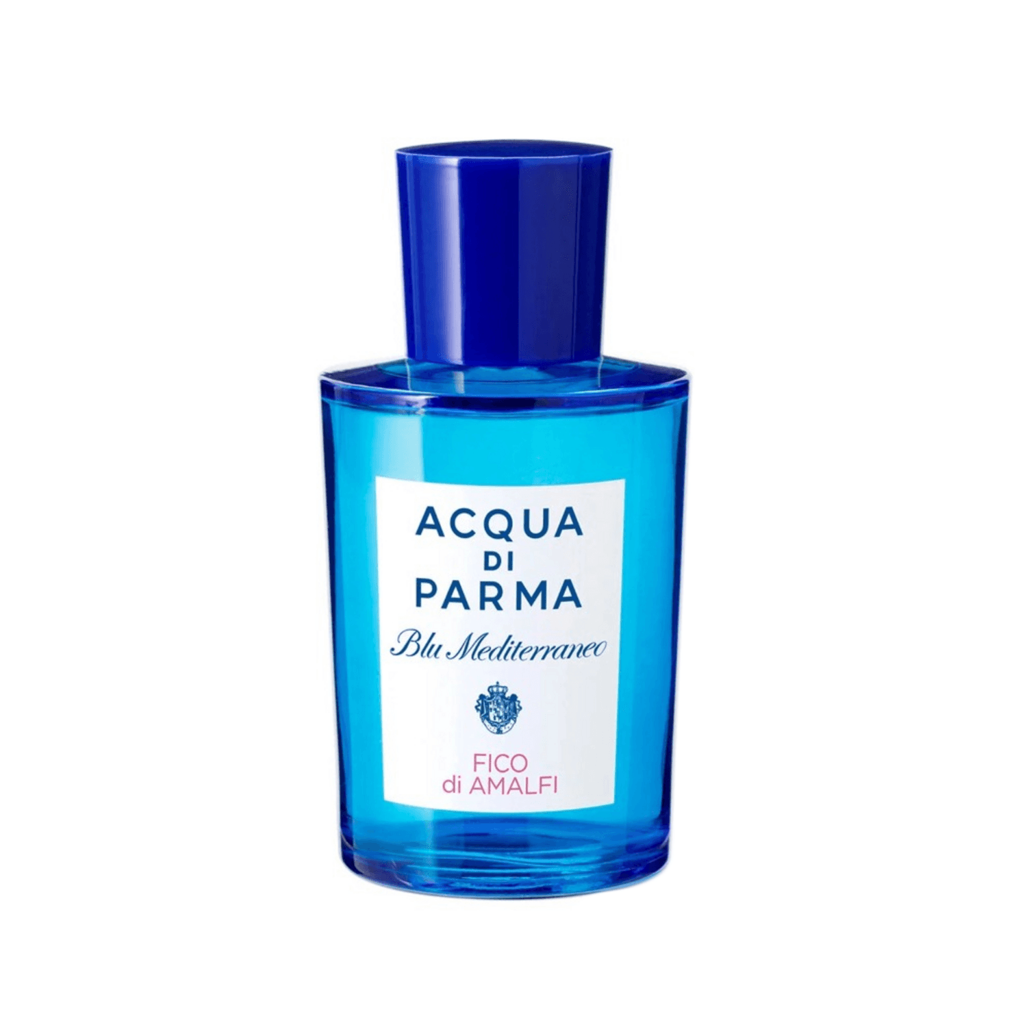 Acqua Di Parma Blu Mediterraneo Fico Di Amalfi EDT perfume for women, featuring a sleek blue design ideal for luxury fragrance collections.