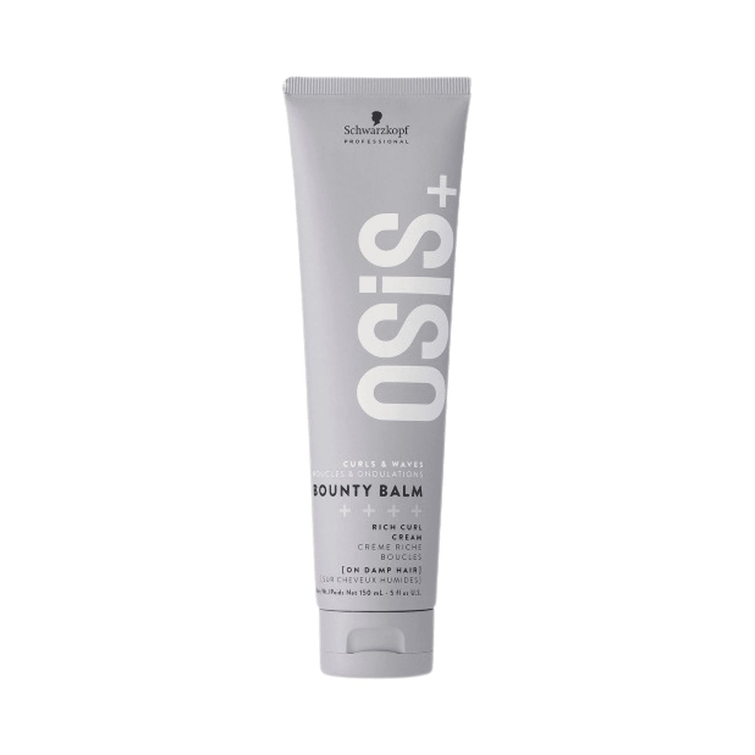 OSiS+ Bounty Balm Rich Curl Cream Hair Treatment in 150 ml tube for frizz control and defined curls, available at eSkinStore.