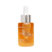 Óleo facial de vitamina C Mount Lai em frasco âmbar elegante com design floral, formulado para uma pele radiante e jovem.
