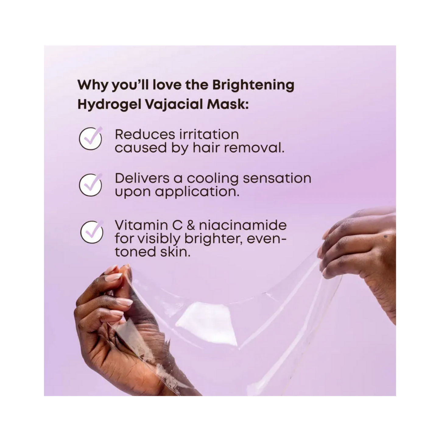 Bushbalm Brightening Hydrogel Vajacial Mask (Triangle)