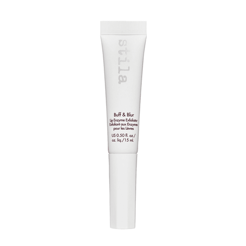 Hydrating Stila Lip Enzyme Exfoliator with scrubbing tip, ideal for prepping lips before color application. Perfect for soft, healthy lips.