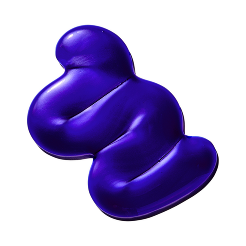 Swirl of vibrant purple Amika Cool Blonde Repair Shampoo formula, enriched with ultra-violet pigments for brass-neutralizing hair care.