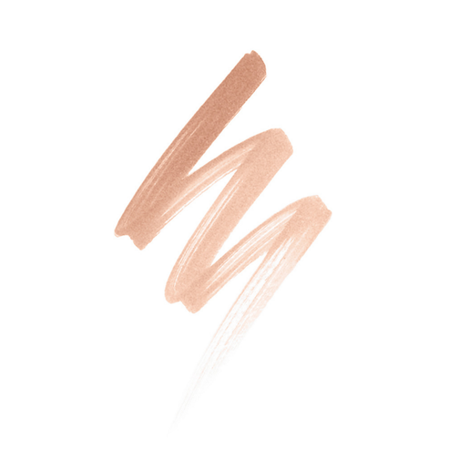 Swatch of Stila Calligraphy Lip Stain in warm brown showing smooth, blendable texture. Great for bold or natural lip looks.