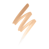 Swatch of Stila Calligraphy Lip Stain in deep brown showing rich, pigmented color. Suitable for dramatic or everyday wear.