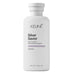 Close do condicionador Keune Silver Saviour com aroma de flor de violeta