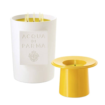 Acqua Di Parma Chapeau Buongiorno Kerze mit gelbem Deckel