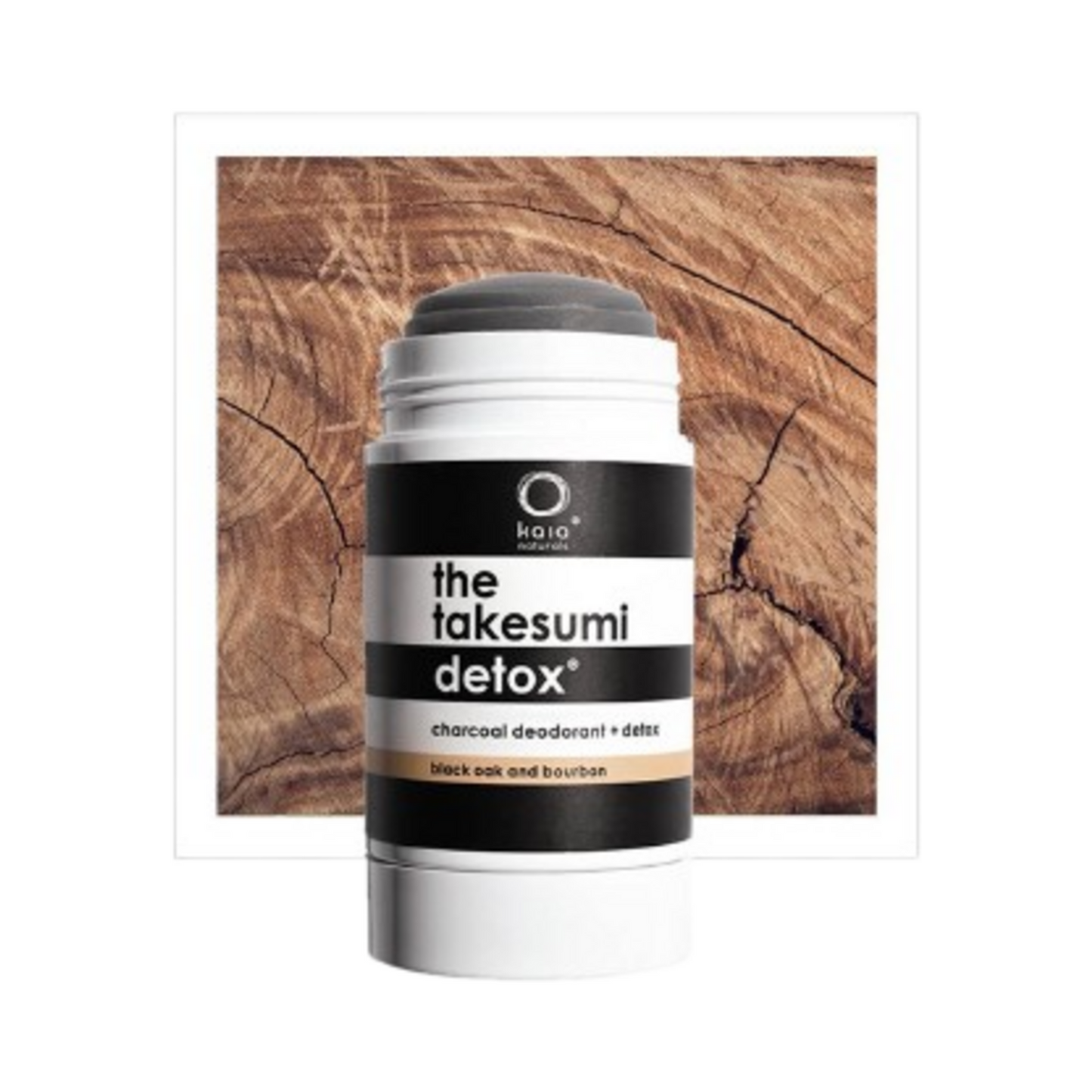 Kaia Naturals Charcoal Deodorant - Black Oak and Bourbon