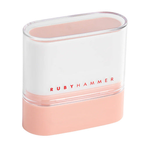 Ruby Hammer Cheek Colour in vibrant fuchsia, a creamy, blendable blush ideal for adding a pop of color while maintaining skin hydration and comfort.