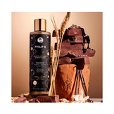 Philip B Botanical Chocolate Milk Bubble Wash with natural ingredients like chocolate, wheat, and vanilla for a spa-like bath ritual.