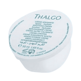 Thalgo Cica Marine Soothing Cream 50ml in white travel-size container. Hydrates, soothes, and protects sensitive or dry skin with marine prebiotics.