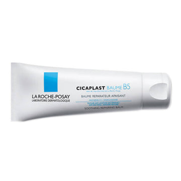 La Roche Posay Cicaplast Baume B5 Soothing Repairing Balm tube for face and body. Ideal moisturizer for dry, irritated skin under $25.