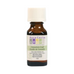 Aceite esencial de hoja de canela Aura Cacia que presenta una fórmula revitalizante, perfecta para aplicaciones de estilo de vida y fragancias para el hogar.