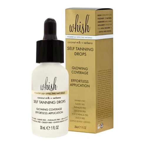 Whish Coconut Milk+Verbena Self Tanning Drops