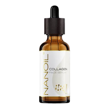 Nanoil Collagen Face Serum bottle with dropper for skin care
