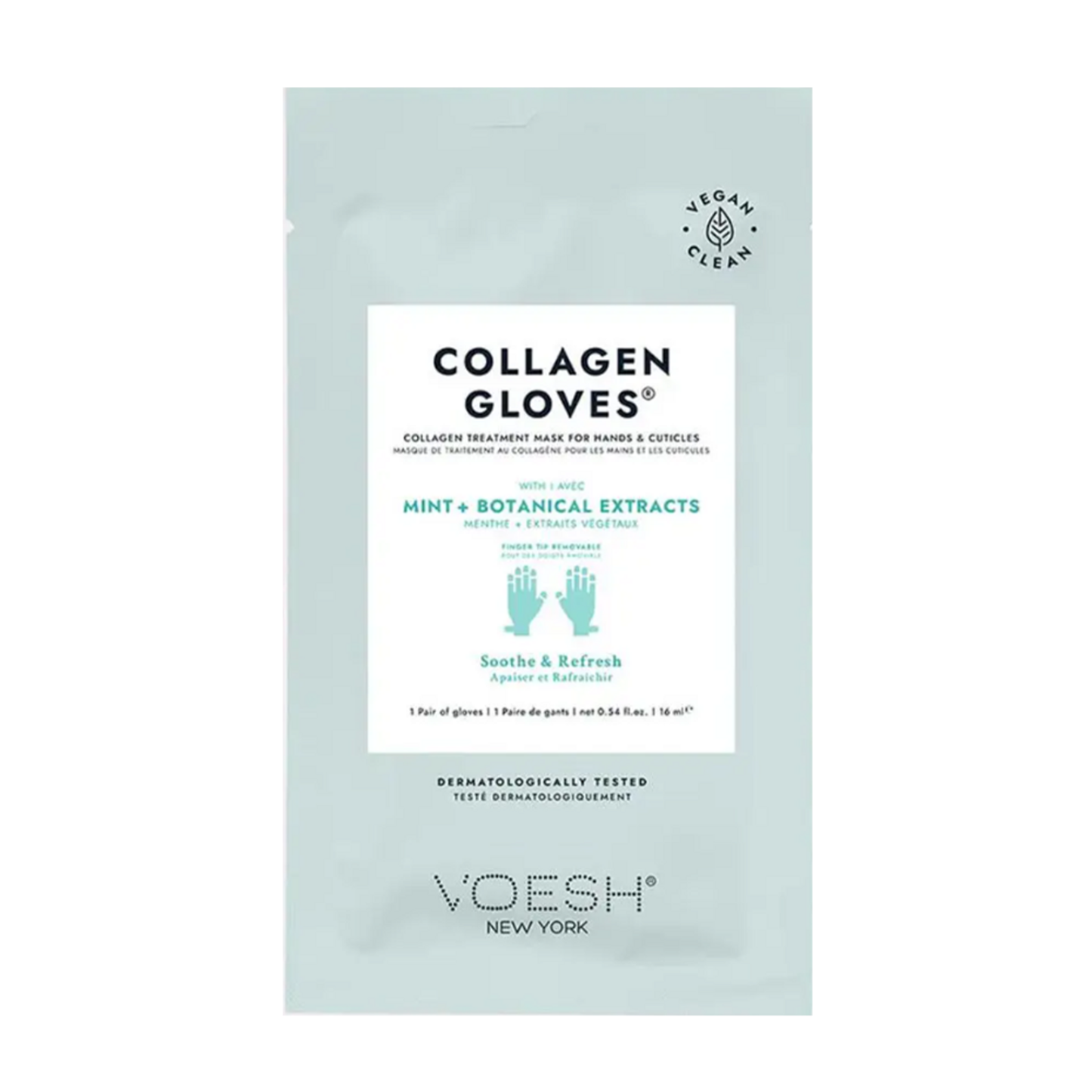 Voesh Collagen Gloves Mint (1 Pair)