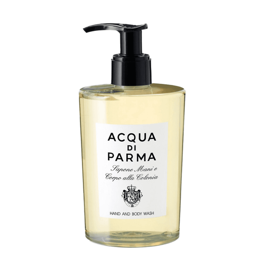 Acqua Di Parma Wash - Hånd og kropp i klar pumpeflaske med ikonisk Colonia-duft. Luksus kroppsvask med to formål for daglig friskhet.