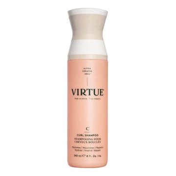 Virtue Curl Shampoo - Curl Shampoo Natural Curls in 240ml bottle. Rich formula hydrates, nourishes, and defines curls for healthier hair.