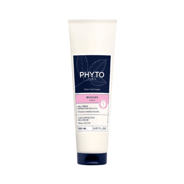 Phyto Curls Gel Cream - Definition for wavy and curly hair in 150ml tube. Enhances curl shape with anti-frizz and silky finish.
