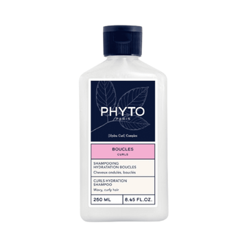 Phyto Curls Hydration Shampoo - Best Phyto Curls Shampoo in 250ml bottle for wavy and curly hair. Gently cleanses and hydrates dry curls.