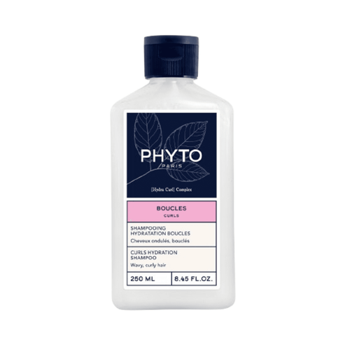 Phyto Curls Hydration Shampoo - Best Phyto Curls Shampoo in 250ml bottle for wavy and curly hair. Gently cleanses and hydrates dry curls.