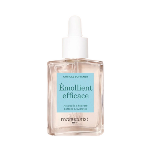 Manucurist Cuticle Softener Émollient Efficace with dropper cap, ideal for softening cuticles and prepping nails for polish. Get the stress-free self-care indulgence you deserve with this nail care essential.