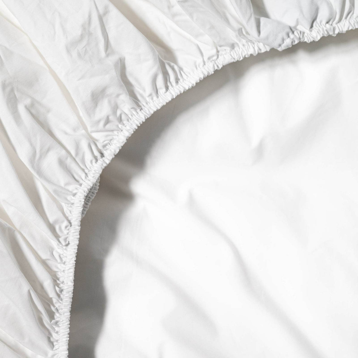 Essential Organic Percale Collection Fitted Sheet