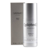 Plated Skin Science Daily - Platelet Renewal Skincare serum shown with packaging, ideal for rejuvenating facial skin in premium skincare routines.