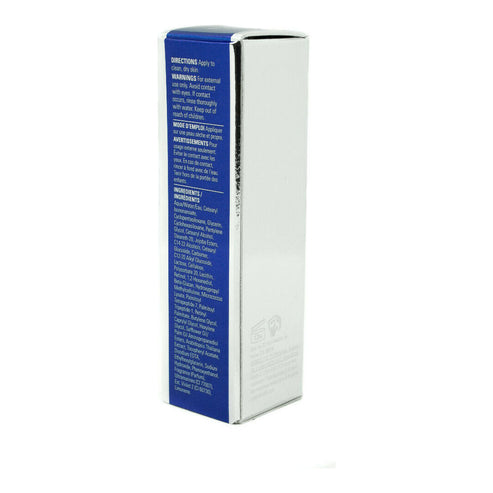 Side panel of ZO Skin Health Daily Power Defense travel size box listing ingredients and usage for mature and wrinkle-prone skin.