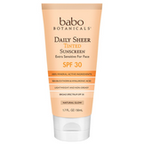 Babo Botanicals Daily Sheer SPF 30 getöntes Sonnencreme - natürlicher Glanz