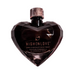 Hár á Love Dark Chocolate Body Paint í hjartalaga umbúðum, úrvals líkamsmeðferð frá eSkinStore fyrir nána húðumhirðu.