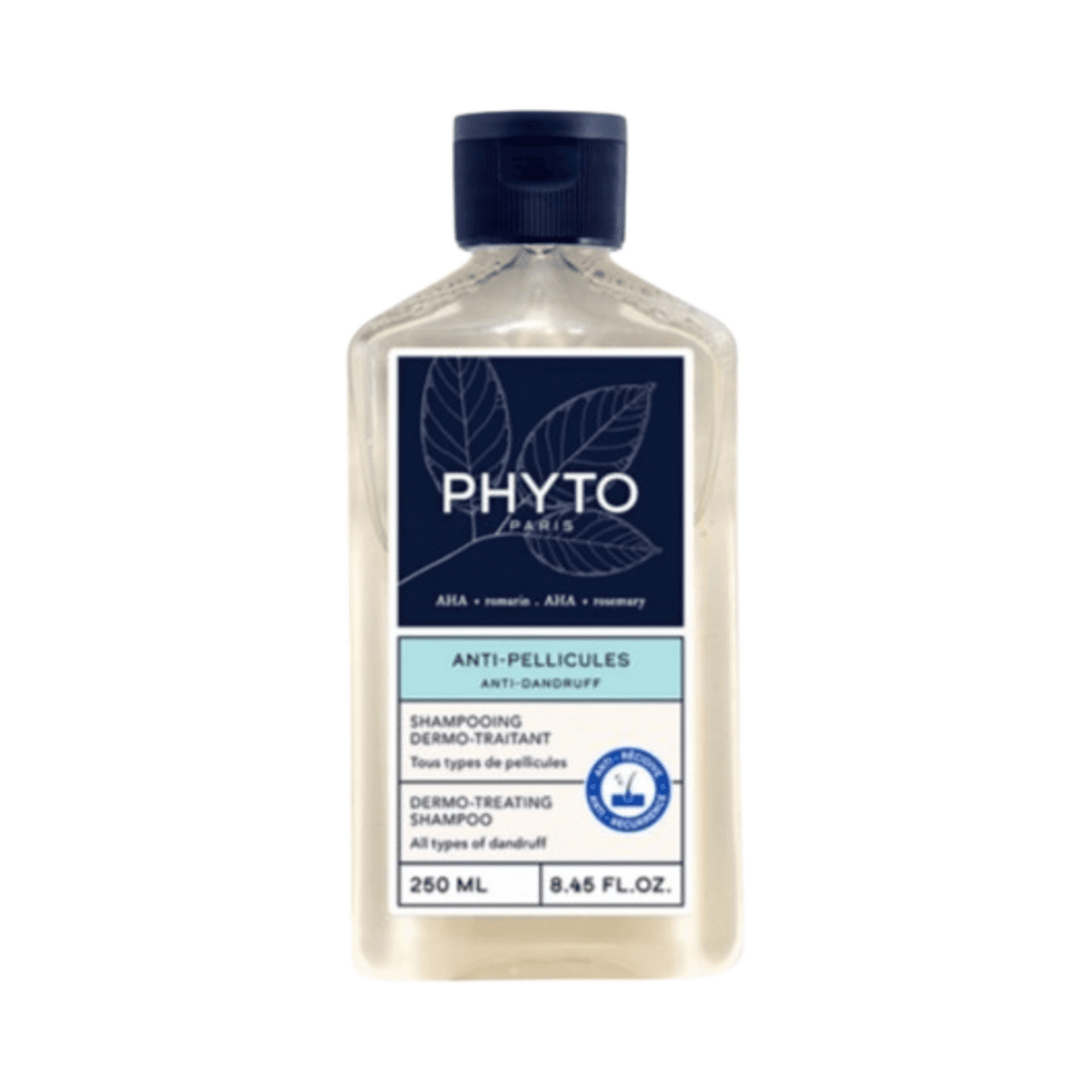 Phyto Shampoo - Dermo Shampoo for Dandruff with rosemary and BHA. Effective anti-dandruff solution for all scalp types in personal hair care.