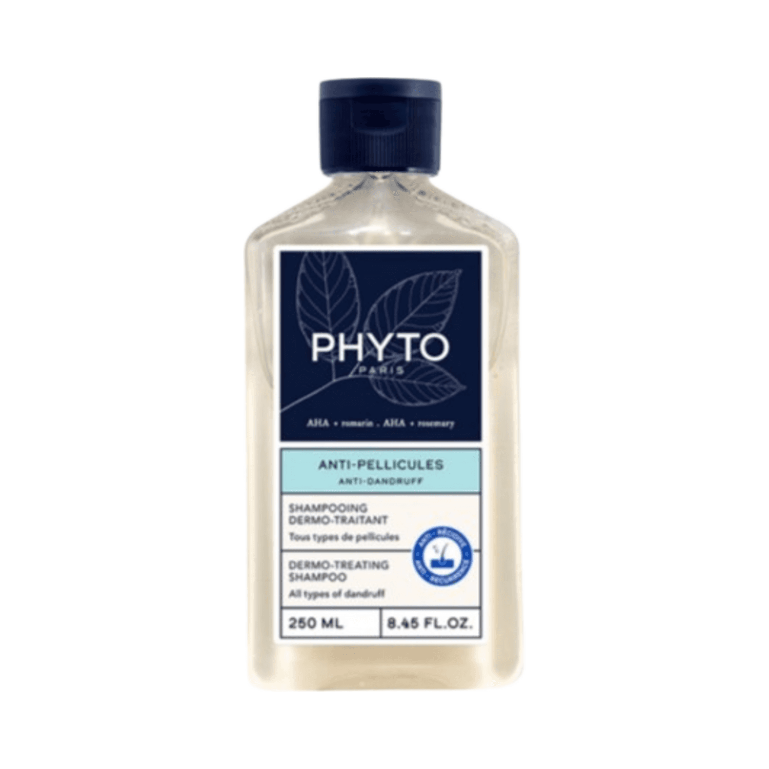 Phyto Shampoo - Dermo Shampoo for Dandruff with rosemary and BHA. Effective anti-dandruff solution for all scalp types in personal hair care.