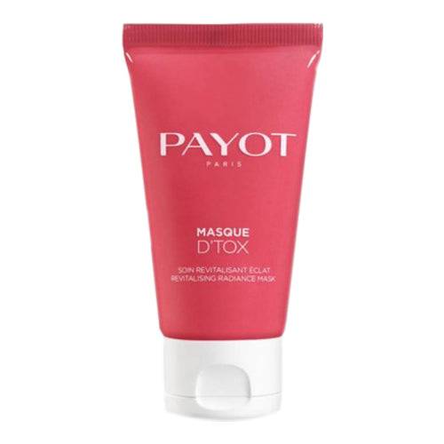 Masque visage Payot Detox Mask au Kaolin et à l'Allantoïne, conçu pour gommer les signes de fatigue et rehausser l'éclat de la peau dans la catégorie des masques de soin.