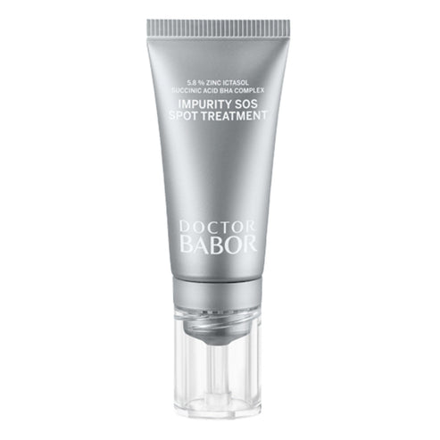 Babor Impurity Spot Treatment - Doctor Babor silver tube with clear cap, ideal for quick blemish fix in face serum & treatment category.
