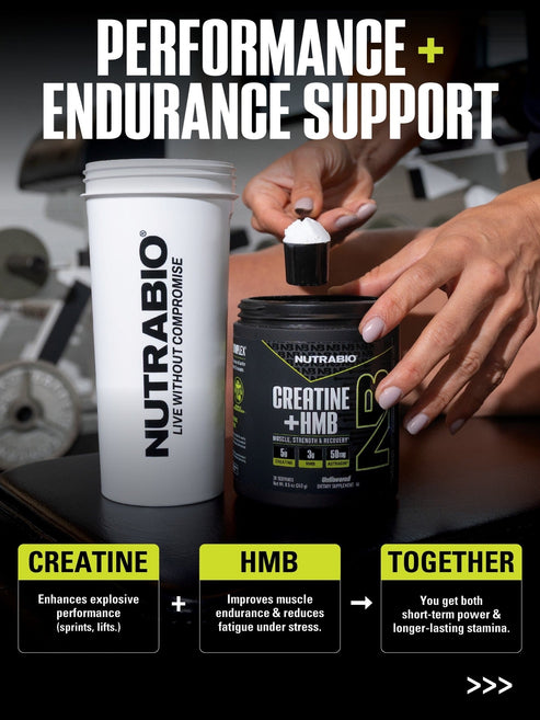 NutraBio Creatine + HMB