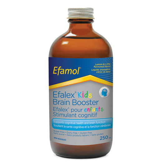 Flora Efalex Kids Brain Booster Liquid - Aromatisé Citron et Citron Vert
